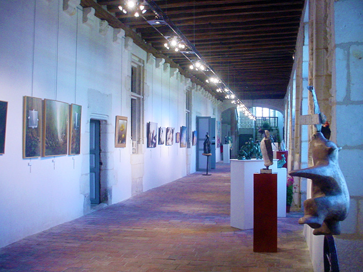 "DIX" L'ART EN DIX MOUVEMENTS Exposition Peinture - Sculpture   CHÂTEAU DE TALLEYRAND CHALAIS Charente (16)  DU 6 juin au 6 juillet 2003