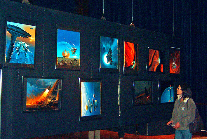 8éme Festival International des Arts Visionnaires CHIMERIA 2010 COSMOLOGIE et SCIENCE & FICTION... Organisé par le Cercle Artistique Sedanais  Salle Marcillet & Château Fort SEDAN (08) Ardennes Du 23 octobre au 1er novembre 2010