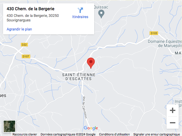 Plan d'accès Saint-Étienne d'Escattes