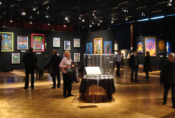 Festival Chimeria 2009, l'exposition de peintures, sculptures