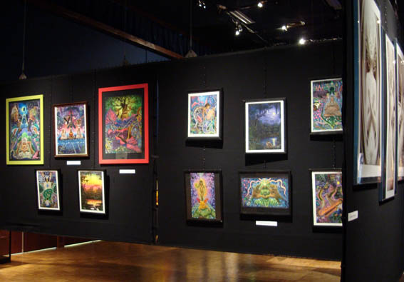 Festival Chimeria 2009, l'exposition de peintures, sculptures