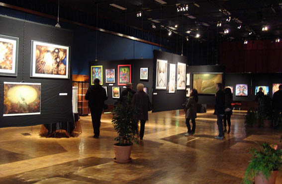 Festival Chimeria 2009, l'exposition de peintures, sculptures