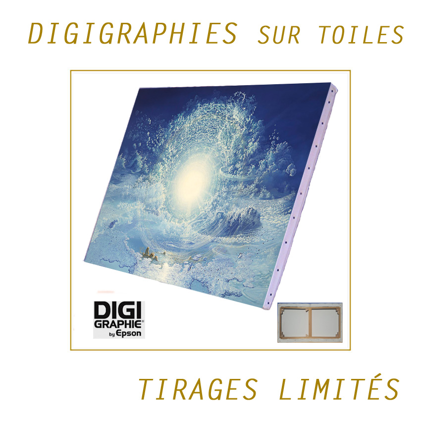 Digigraphapies sur toiles - Peinture de François Schlesser