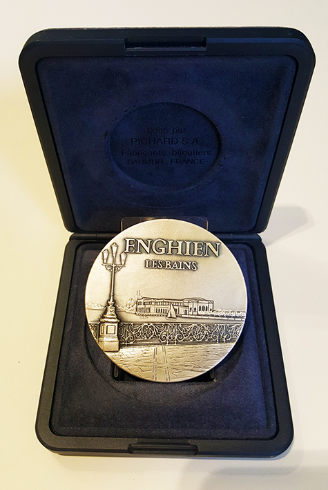 Médaille d'argent - Peinture de François Schlesser - 56ème Salon des beaux arts - Enghien-les-Bains (95) - 1991