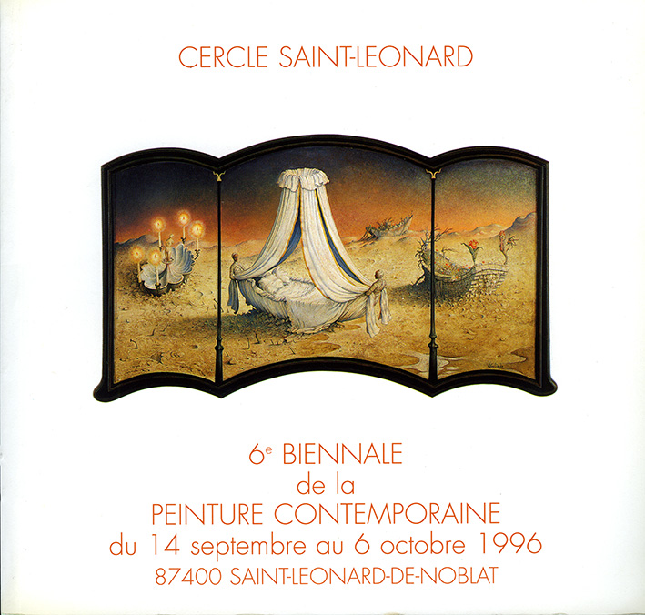 Catalogue de la 6 ème Biennale de la Peinture Contemporaine  SAINT-LÉONARD-DE-NOBLAT (87)