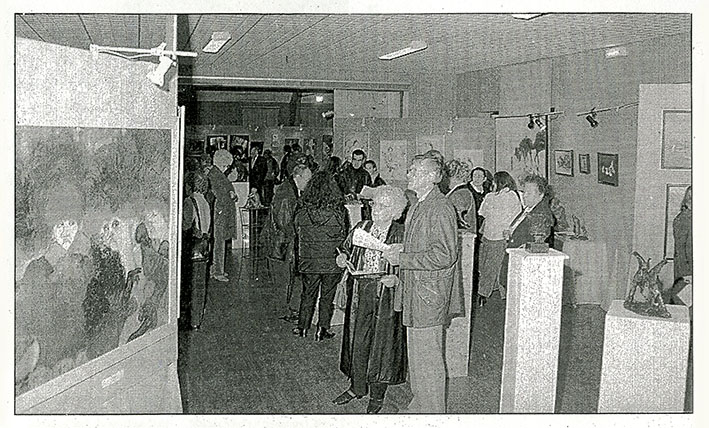 SALON EUROPÉEN D'ART CONTEMPORAIN Peintures, Gravures, Sculptures   Salle Polyvalente Saint-Brisson-sur-Loire (45)  du 9 au 24 Novembre 2002