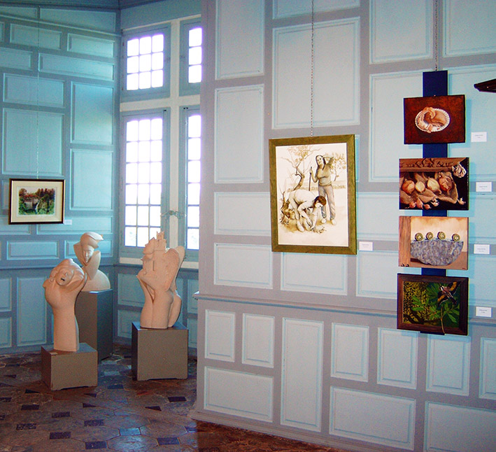 ​"L'ART EN DIX MOUVEMENTS" Château TALLEYRAND CHALAIS (16) Charente du 4 juin au 14 juillet 2004