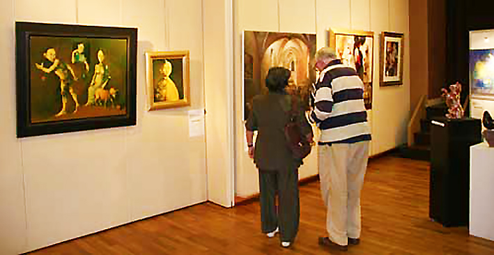 12ème Biennale de la Peinture et de la Sculpture Contemporaine -  Salle des Expositions SAINT LÉONARD DE NOBLAT (87) Haute-Vienne    Du 13 se