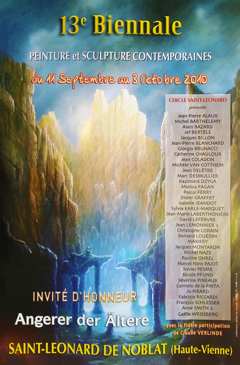Affiche de la Biennale 2010 - Peinture de Angerer der Ältere