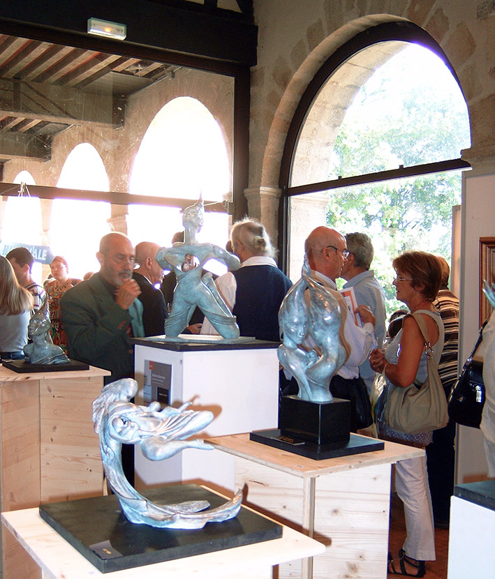 ​ Sculptures d'Isabelle Jeandot - XIIIe Biennale de la peinture et de la sculpture contemporaines Saint-Léonard-de-Noblat (87) - Haute-Vienne du samedi 11 septembre au dimanche 3 octobre 2010