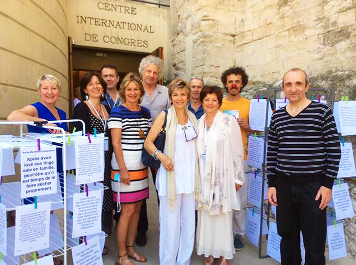 Marie-Paule Rous - Antonella Verdiani - Denis Marquet - Marie de Hennezel - Gilles Tiberghien - Véronique Jannot - Patrice Van Eersel - Meena Compagnon-Goll - Marcel Melon - Thierry Vermont - L'art d'ÊtreS Heureux - Palais des Papes Avignon 2014