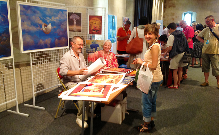 Corinne et Jean-Marie Gasteuil - L'art d'ÊtreS Heureux, Palais des Papes Avignon 2014