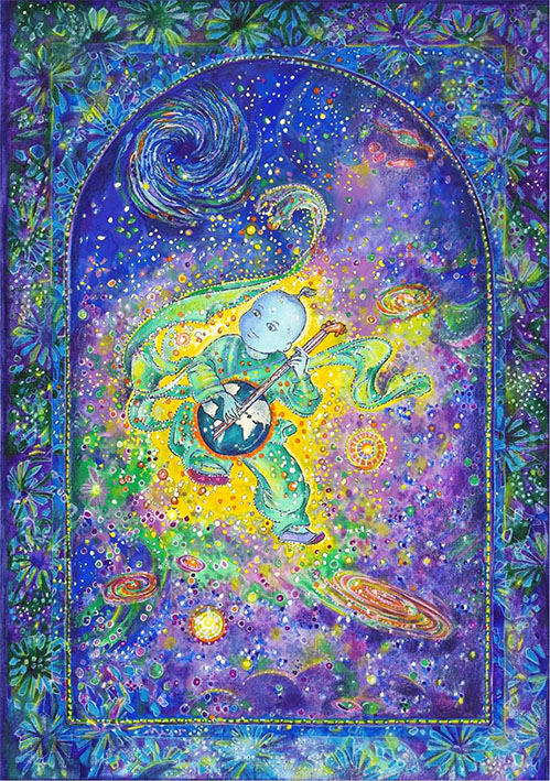 Le voyage de Ritavan - Peinture de Myrrha