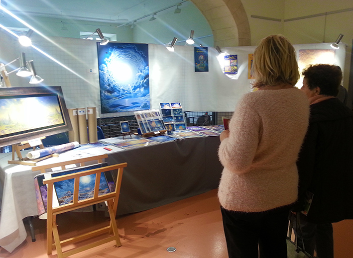 Exposition des Peintures de François Schlesser avec Nature Céleste pendant la 8ème Édition du Salon NATUR'ESSENCE Bio/Bien-être – Santé/Thérapies – Ecologie/Eco-habitat - Espace Culturel Folard - Morières-Lès-Avignon (84) Vaucluse - du vendredi 9 au dimanche 11 mars 2018