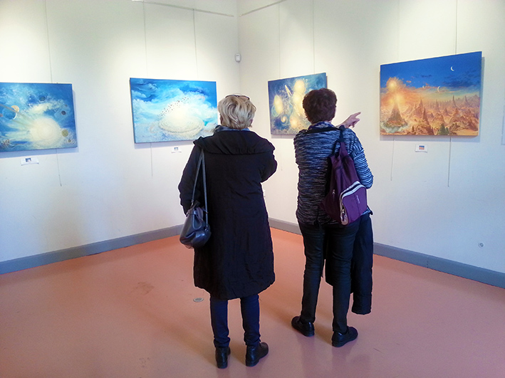 Exposition des Peintures de François Schlesser avec Nature Céleste pendant la 8ème Édition du Salon NATUR'ESSENCE Bio/Bien-être – Santé/Thérapies – Ecologie/Eco-habitat - Espace Culturel Folard - Morières-Lès-Avignon (84) Vaucluse - du vendredi 9 au dimanche 11 mars 2018