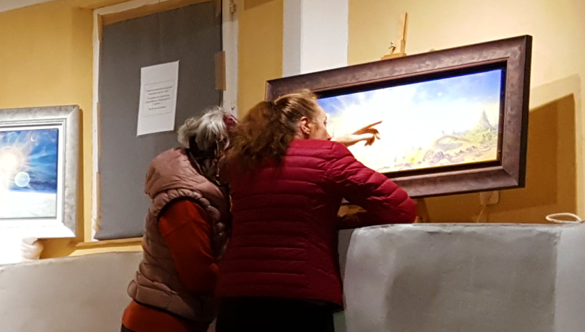 Festival Pranique d'Occitanie Exposition des Peintures de François Schlesser - Gîte de la Fraissinède - MONTLAUR (11)  Aude - du 28 décembre 2018 au 1er janvier 2019
