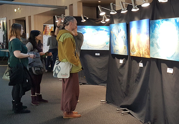 Exposition de peintures de François Schlesser - ​SALON TERRAPOLYS - KINEPOLIS MULHOUSE (68) Haut-Rhin 13 et 14 janvier 2018 ​