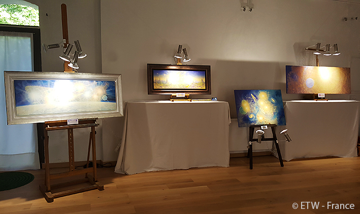Exposition des peintures de François Schlesser -  juin/juillet 2019  - Centre AMMA "Lou Paradou" TOURVES (83) Var 