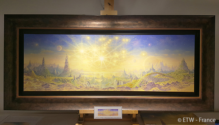 Exposition des peintures de François Schlesser -  juin/juillet 2019  - Centre AMMA "Lou Paradou" TOURVES (83) Var 