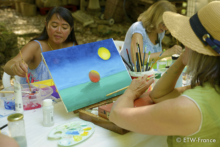 Stage de peinture (Enseignement de la peinture à l'huile) par François Schlesser - 5, 6, 7 juillet 2019  - Centre AMMA "Lou Paradou" TOURVES (83) Var 