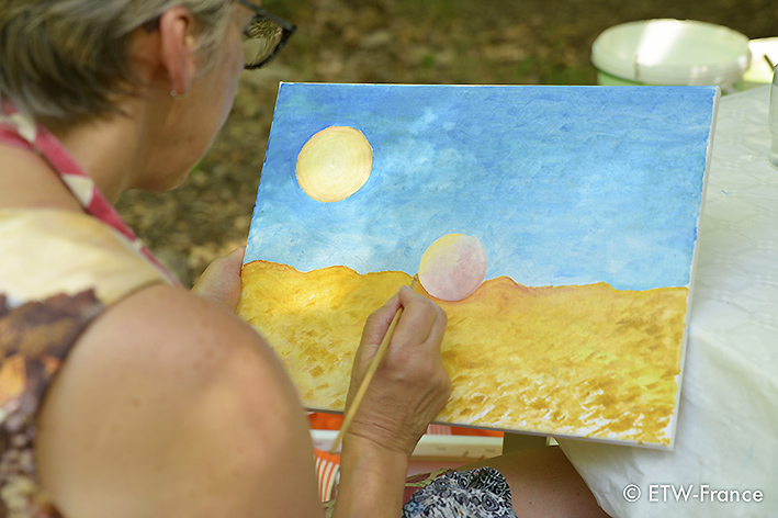Stage de peinture (Enseignement de la peinture à l'huile) par François Schlesser - 5, 6, 7 juillet 2019  - Centre AMMA "Lou Paradou" TOURVES (83) Var 