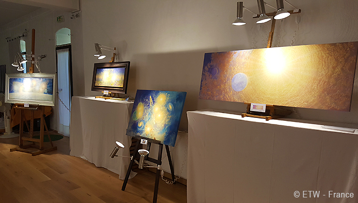 Exposition des peintures de François Schlesser -  juin/juillet 2019  - Centre AMMA "Lou Paradou" TOURVES (83) Var 