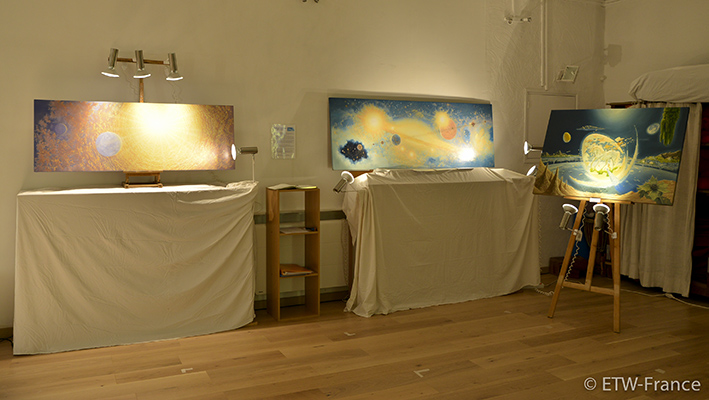 Exposition de Peintures de François Schlesser en 2020 - Centre AMMA TOURVES (83)