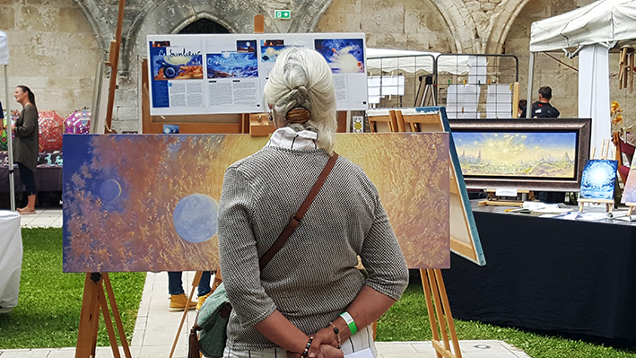 2021 - Exposition et Conférence - Peintures de François Schlesser - Cloître du Couvent des Cordeliers FORCALQUIER (04)