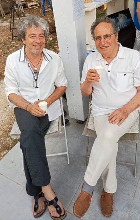 Marc Vella et Michel Moché au Collège Soraya Melter à Saint-Étienne d'Escattes (30)