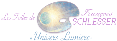 Logo "les Toiles de François Schlesser - Univers Lumière