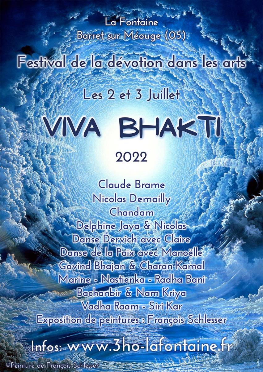 Affiche "VIVA BHAKTI" 2022