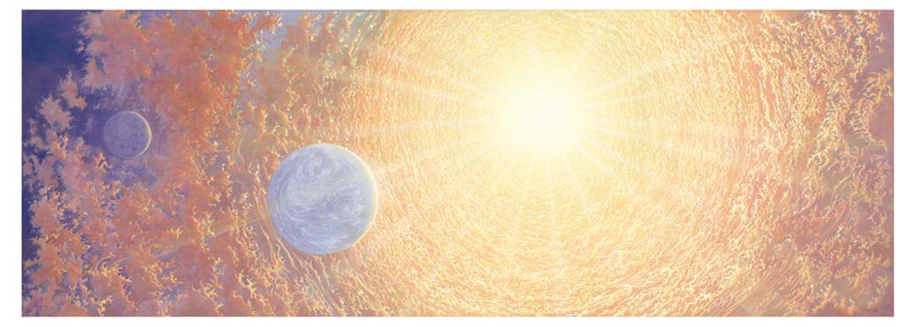 Carte postale "Vents solaires"