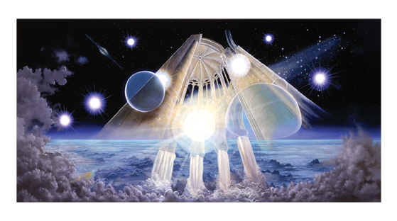 Carte postale "Vaisseau spirituel"