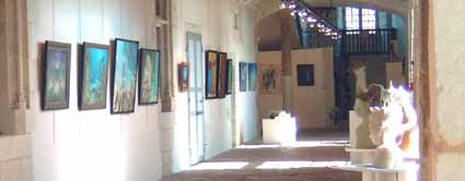 Exposition dans le château de Talleyrand à Chalais