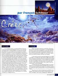 Stargate N°11, Le bonheur de créer, Page 43, article de François SCHLESSER